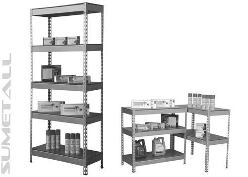 rivet boltless shelving, no bolt and nut required