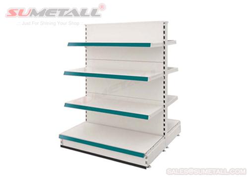 Double Side Shop Display Shelf With Tego Compatible Design W1000 X D470 X H1610mm