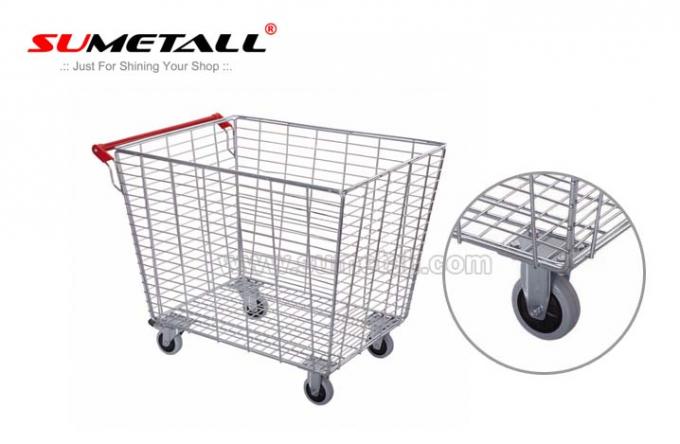 Supermarket Storage Cage With Wheels