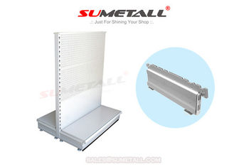 China Adjustable Grocery Store Modular Retail Display Shelving With Dismountable Base Leg supplier