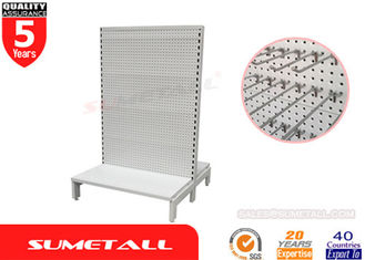 China Sunken Hole Peg Board Gondola Commercial Display Shelving For Hardwares Store supplier