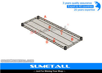 China Eco Friendly Wire Storage Shelves , Steel Warehouse Industrial Wire Shelving supplier