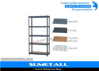 China Free Standing Boltless Rivet Shelving Industrial Metal Shelves For Storage supplier