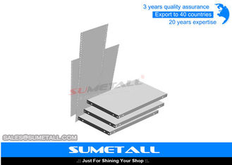 China Strong Slotted Angle Shelving Steel Shelving Racks With Powder Coated Surface supplier