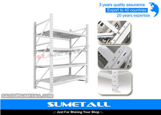 China Heavy Duty Long Span Shelving Warehouse Storage Racks Galvanized Surface supplier