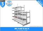 Good Quality Shop Display Shelf  & Store Display Shelves Outrigger Post System , Metal Grocery Store Shelving Multilayer on sale