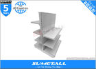 China Commercial Retail Store Display Shelves , Steel Grocery Store Display Racks Double Side factory