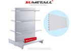 China Flat Back Panel Gondola Store Shelving  / Retail Store Display Fixtures Double Sided factory