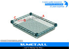 China Adjustable Wire Basket Shelves Chrome Wire Shelving for Home / Industrial factory