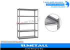 China 5 Tier Boltless Rivet Shelving Metal Garage Shelves With Invisible Holes factory