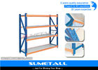 China Steel Medium Duty Long Span Shelving / Warehouse Storage Shelves Unit factory