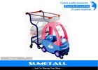 China Metal Childrens Shopping Trolley With Seat factory