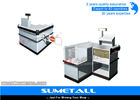 China Multi Funtion Retail Store Cash Counter Reception Desk With Stainless Steel Countertops factory