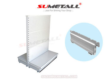 Adjustable Grocery Store Modular Retail Display Shelving With Dismountable Base Leg