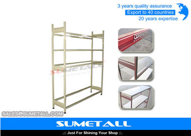 Metal Multipurpose Long Span Shelving With Wire Decking / Chipboard Shelf